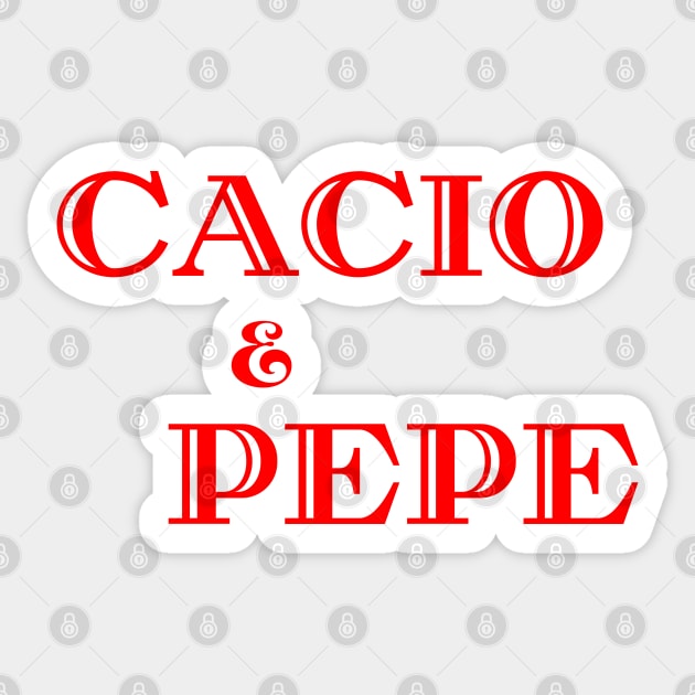 Cacio e pepe Sticker by Rubi16